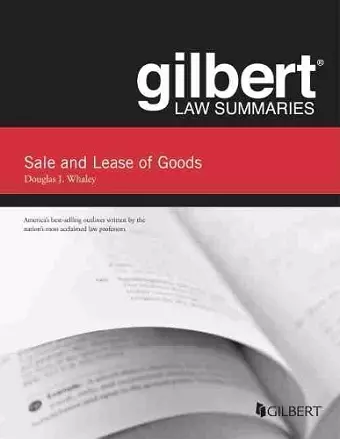 Gilbert Law Summaries on Sale and Lease of Goods cover