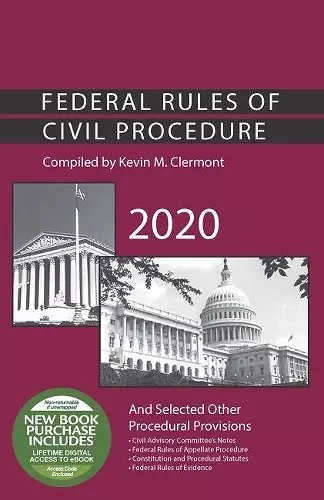 Federal Rules of Civil Procedure and Selected Other Procedural Provisions, 2020 cover