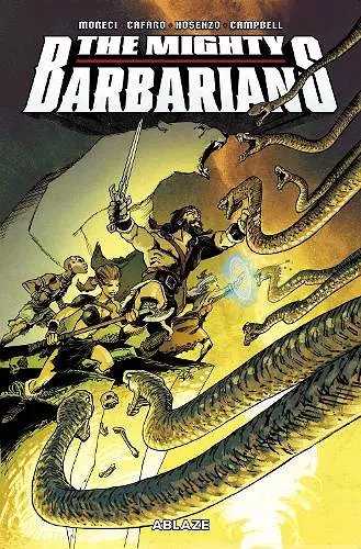 THE MIGHTY BARBARIANS TPB cover