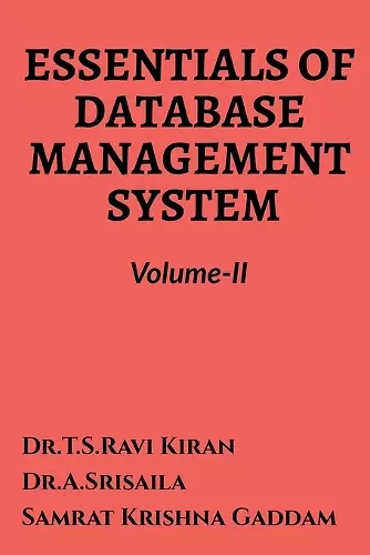 Essentials of Database Management System Volume-II cover