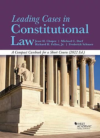 Leading Cases in Constitutional Law cover