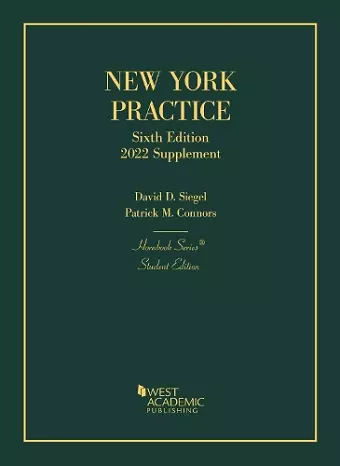 New York Practice, Student Edition, 2022 Supplement cover