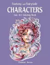 Fantasy and Fairytale CHARACTERS Line Art Coloring Book cover