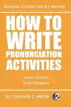 How To Write Pronunciation Activities cover