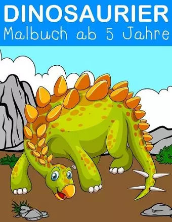 Dinosaurier Malbuch ab 5 Jahre cover