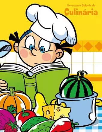 Livro para Colorir de Culinária cover