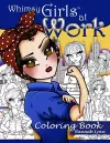 Whimsy Girls at Work Coloring Book cover