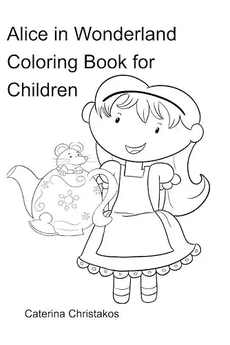 Alice in Wonderland Coloring Book cover