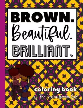 Brown Beautiful Brilliant Coloring Book cover