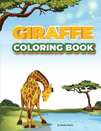 Giraffe Coloring Book cover