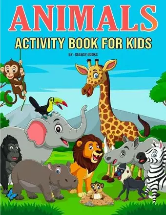 Animals Activity Book for Kids cover