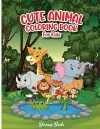 Cute Animal Coloring Book For Kids cover