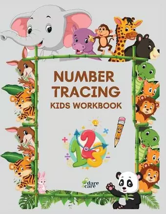 Number Tracing Kids Workbook cover