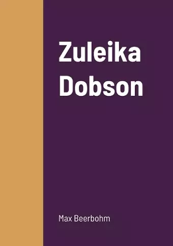 Zuleika Dobson cover