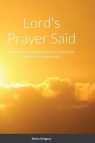 Lord's Prayer Said cover