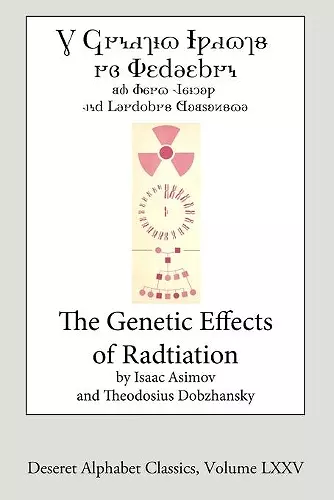 The Genetic Effects of Radiation (Deseret Alphabet edition) cover