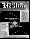 The VOICE of HEALING MAGAZINE. The mystery of the...FLYING SAUCERS APRIL, 1954 cover