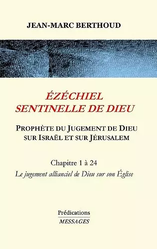 Ézéchiel Sentinelle de Dieu cover