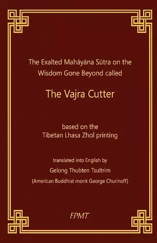 Vajra Cutter Sutra English cover