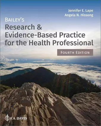 Bailey's Research & Evidence-Based Practice for the Health Professional cover