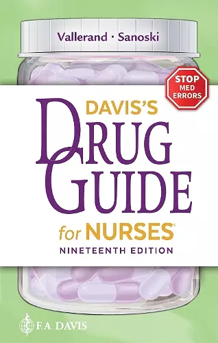 Davis's Drug Guide for Nurses cover