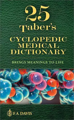 Taber's Cyclopedic Medical Dictionary cover