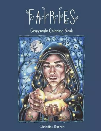 Fairies Grayscale Coloring Book cover