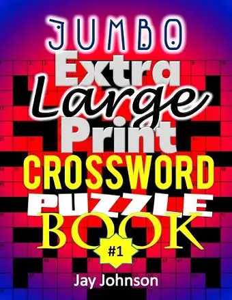 Jumbo Extra Large Print Crosswords Puzzle Book cover