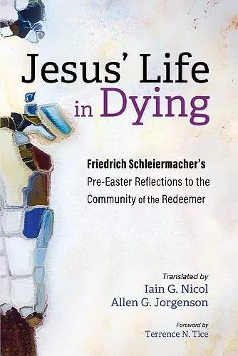 Jesus' Life in Dying cover