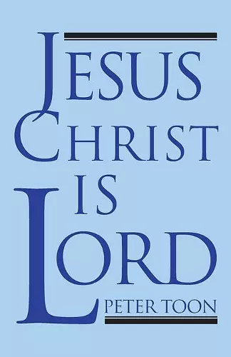 Jesus Christ Is Lord cover