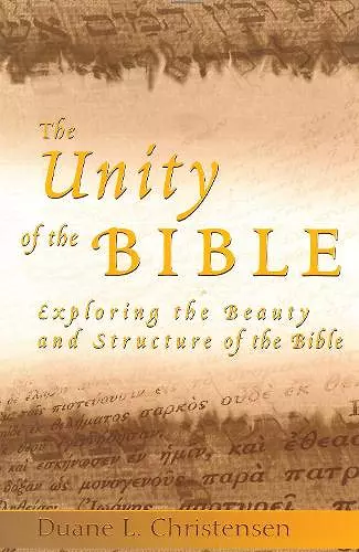 The Unity of the Bible cover