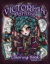 Victorian Darlings Coloring Book cover