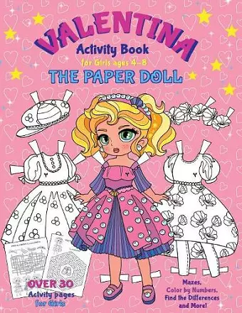 VALENTINA, the Paper Doll Activity Book for Girls ages 4-8 cover