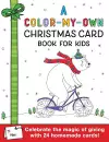 A Color-My-Own Christmas Card Book for Kids cover