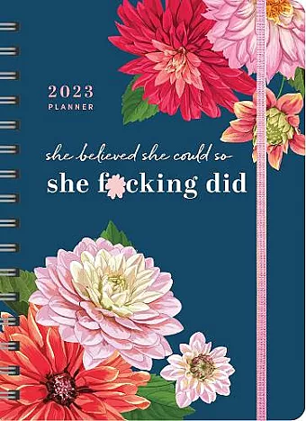 2023 She Believed She Could So She F*cking Did Planner cover