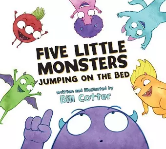 Five Little Monsters Jumping on the Bed cover