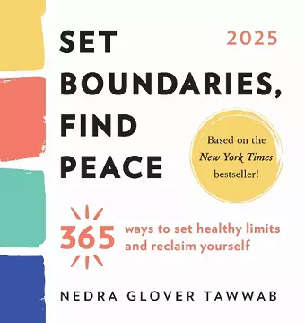 2025 Set Boundaries, Find Peace Boxed Calendar cover