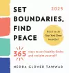 2025 Set Boundaries, Find Peace Boxed Calendar cover