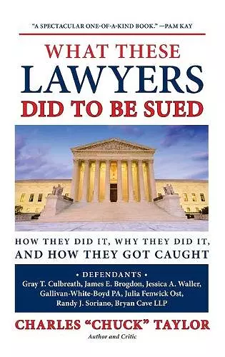 What These Lawyers Did to Be Sued cover