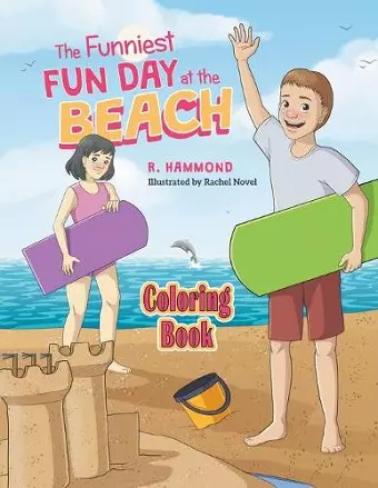 The Funniest Fun Day at The Beach - Coloring Book cover