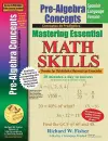 Pre-Algebra Concepts, Mastering Essential Math Skills Spanish Language Version cover