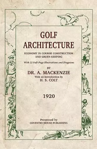 Golf Architecture cover