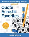 Quote Acrostic Favorites cover