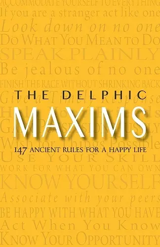 The Delphic Maxims cover