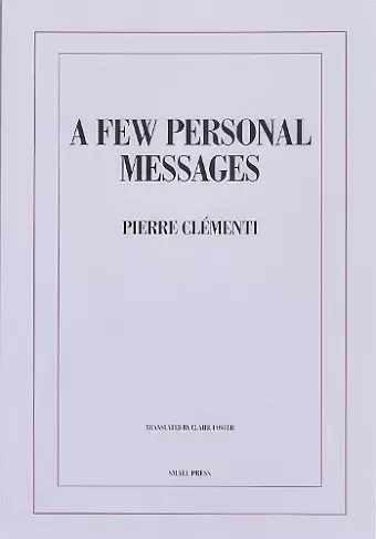 A Few Personal Messages cover