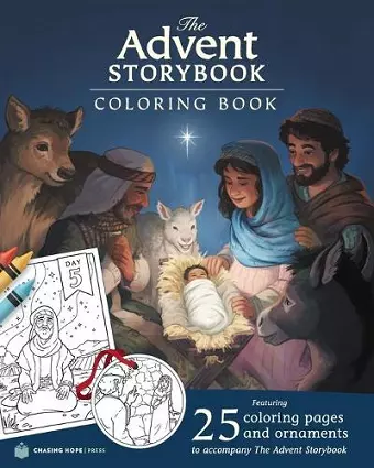 The Advent Storybook Coloring Book cover