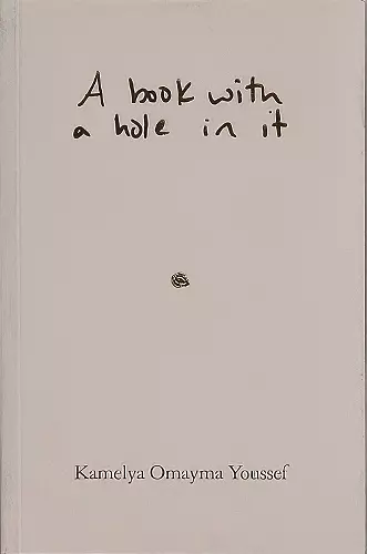 A book with a hole in it cover