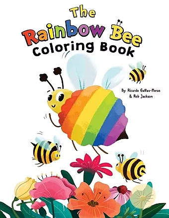 The Rainbow Bee Coloring Book cover