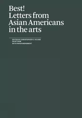 Best! Letters from Asian Americans in the arts cover