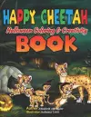 HAPPY CHEETAH Halloween Coloring & Creativity BOOK cover
